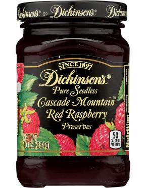 Dickinson PreservesPure Seedless Red Raspberry (6x10Oz)