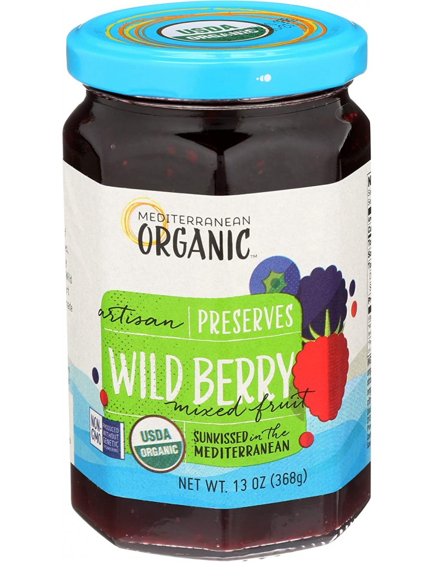 Mediterranean Organics Wild Berry Preserves (12x13 Oz)