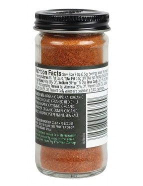 Frontier Natural Products Organic Harissa (1x1.9 Oz)