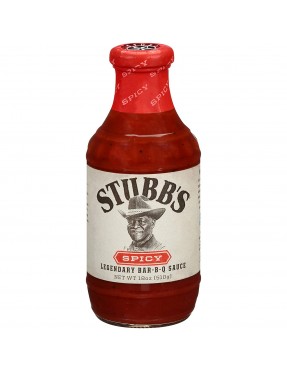 Stubbs Spicy BBQ Sauce (6x18Oz)