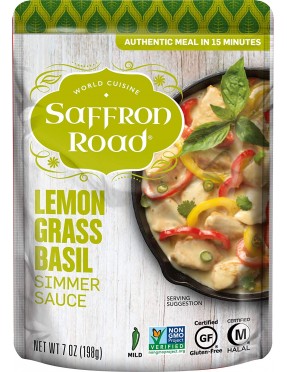 Saffron Road Sauce Lemongrasss Bsl (8x7OZ )