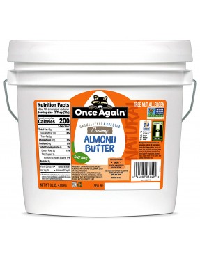 Once Again Smooth Almond Butter No Salt (1x9lb)