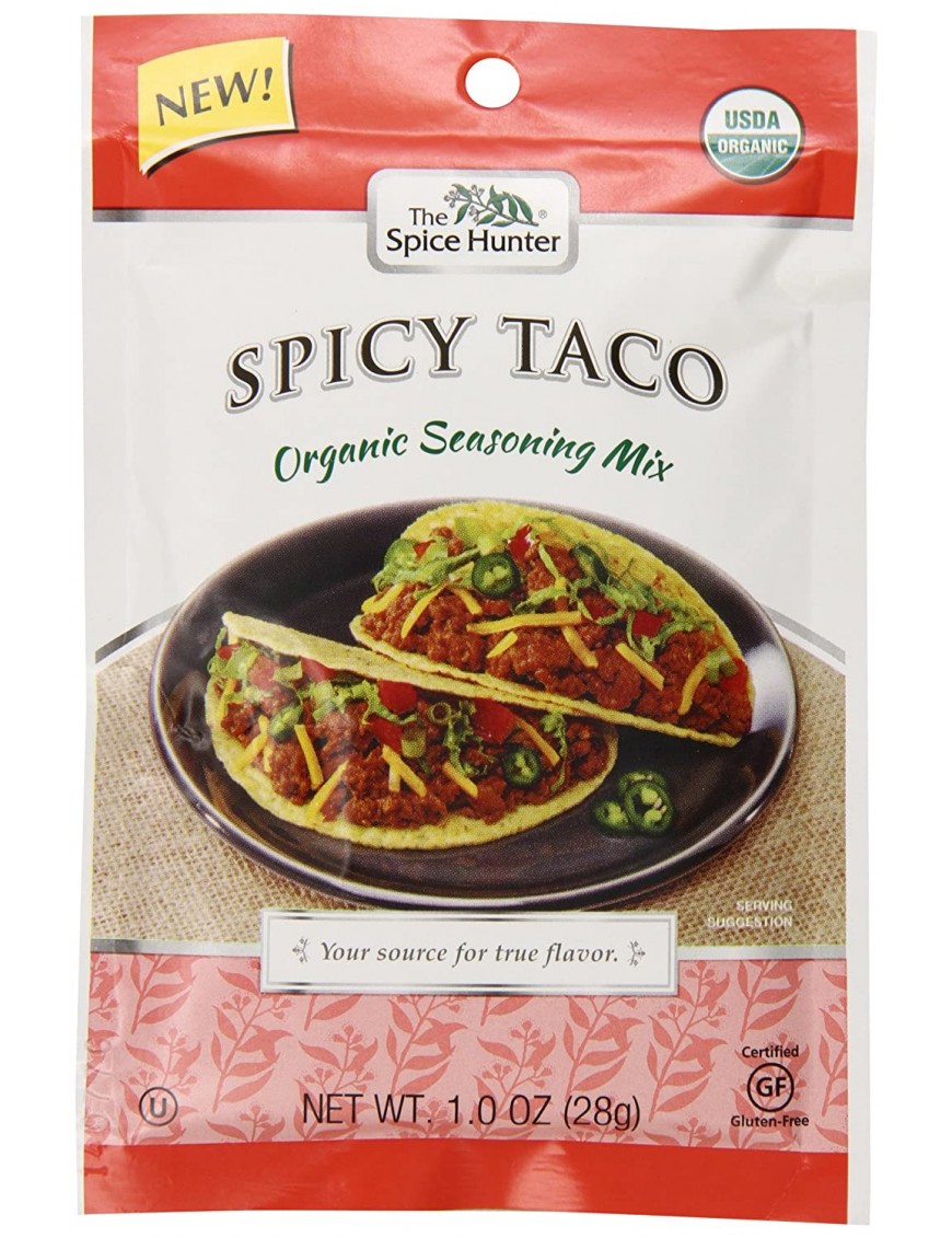 The Spice Hunter Organic Seasoning Mix Spicy Taco (12x1 OZ)