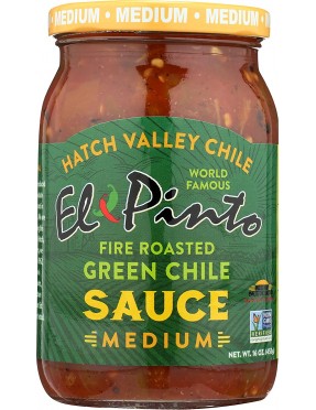 El Pinto Medium Green Chili Sauce (6x16 Oz)