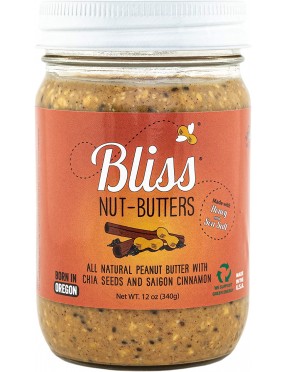Bliss Cinnamon Chia Seed Peanut Butter (6x12 OZ)