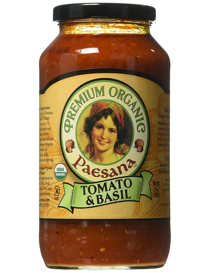 Paesana Tomato Basil Sauce (6x25Oz)