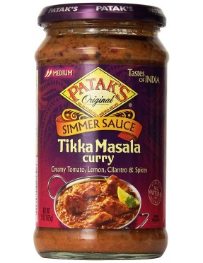 Patak's Tikka Masala Curry Cooking Sauce, Medium (6x15Oz)