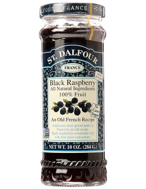 St. Dalfour Black Raspberry 100% Fruit Conserve (6x10 Oz)