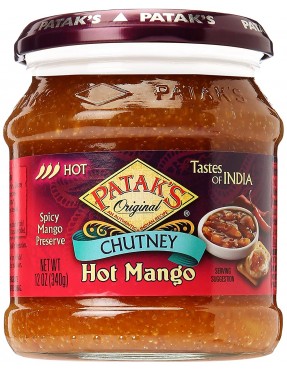 Patak's Hot Mango Chutney (6x12Oz)