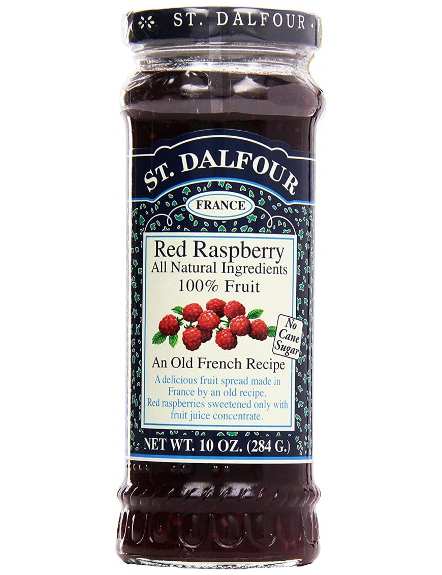 St. Dalfour Red Raspberry 100% Fruit Conserve (6x10 Oz)