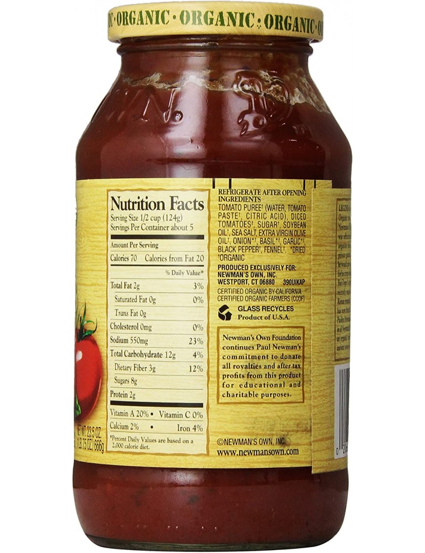 Newman's Own Marinara Sauce (12x23.5OZ )