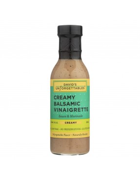 David's Unforgettables Creamy Balsamic Vinaigrette (6x12 OZ)