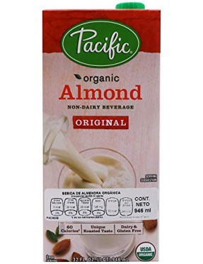 Pacific Natural Foods Non Dary Beverage Almond Original (12x32Oz)