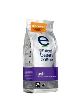 Ethical Bean Lush Medium Dark Roast Coffee (6x12 Oz)