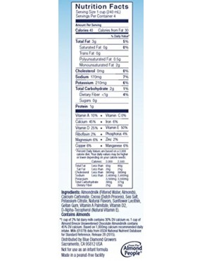 Blue Diamond Chocolate Almond Breeze Unsweetened (12x32 Oz)