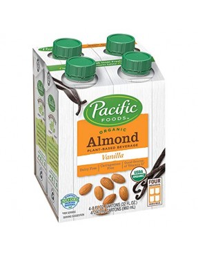 Pacific Natural Naturally Almond Vanilla Low Fat Beverage (12x32 Oz)