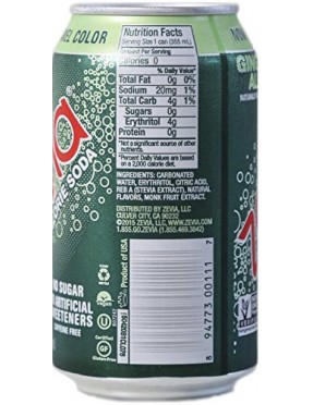 Zevia Natural Ginger Ale Diet Soda (4x6x12 Oz)