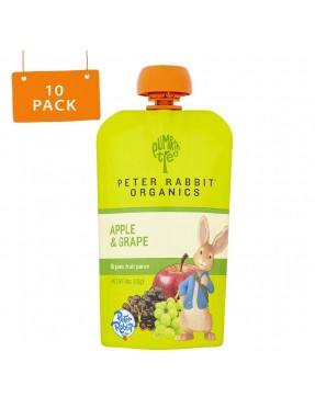 Peter Rabbit Organics Fruit SqueezeApple And Grape (10x4Oz)