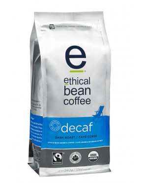 Ethical Bean DeCaf Dark Roast Coffee (6x12 Oz)