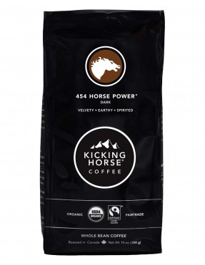 Kicking Horse 454 Horse Power Dark Whole Bean Coffee (6x10 OZ)