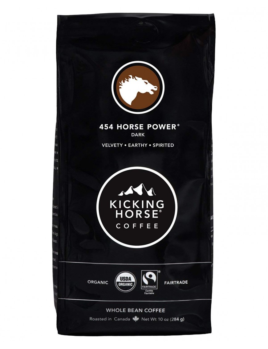 Kicking Horse 454 Horse Power Dark Whole Bean Coffee (6x10 OZ)