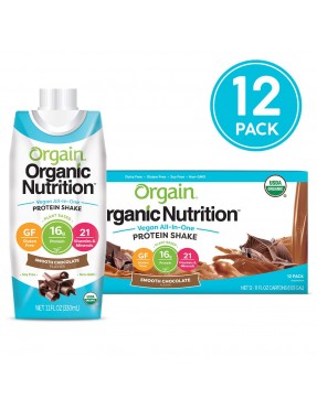 Orgain Shake, Smooth Chocolate Vegan (12X11 OZ)