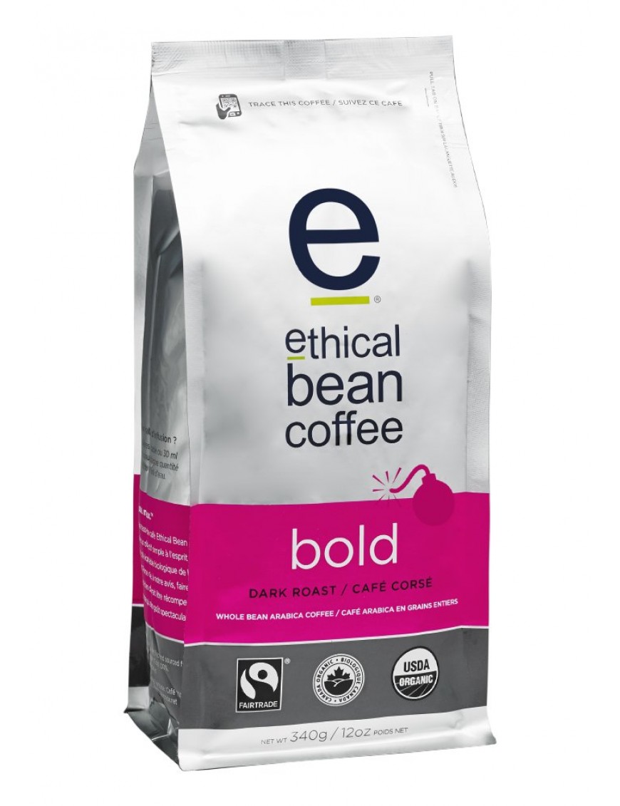 Ethical Bean Bold Dark Roast Coffee (6x12 Oz)