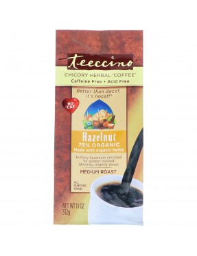 Teeccino Hazelnut Herbal Coffee (6x11 Oz)