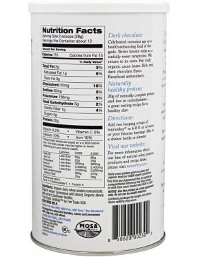 Tera's Whey Organic Dark Chocolate Whey Protein (1x12Oz)
