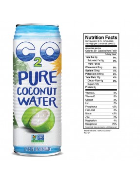 C2O Pure Coconut Water (12x17.5 Oz)