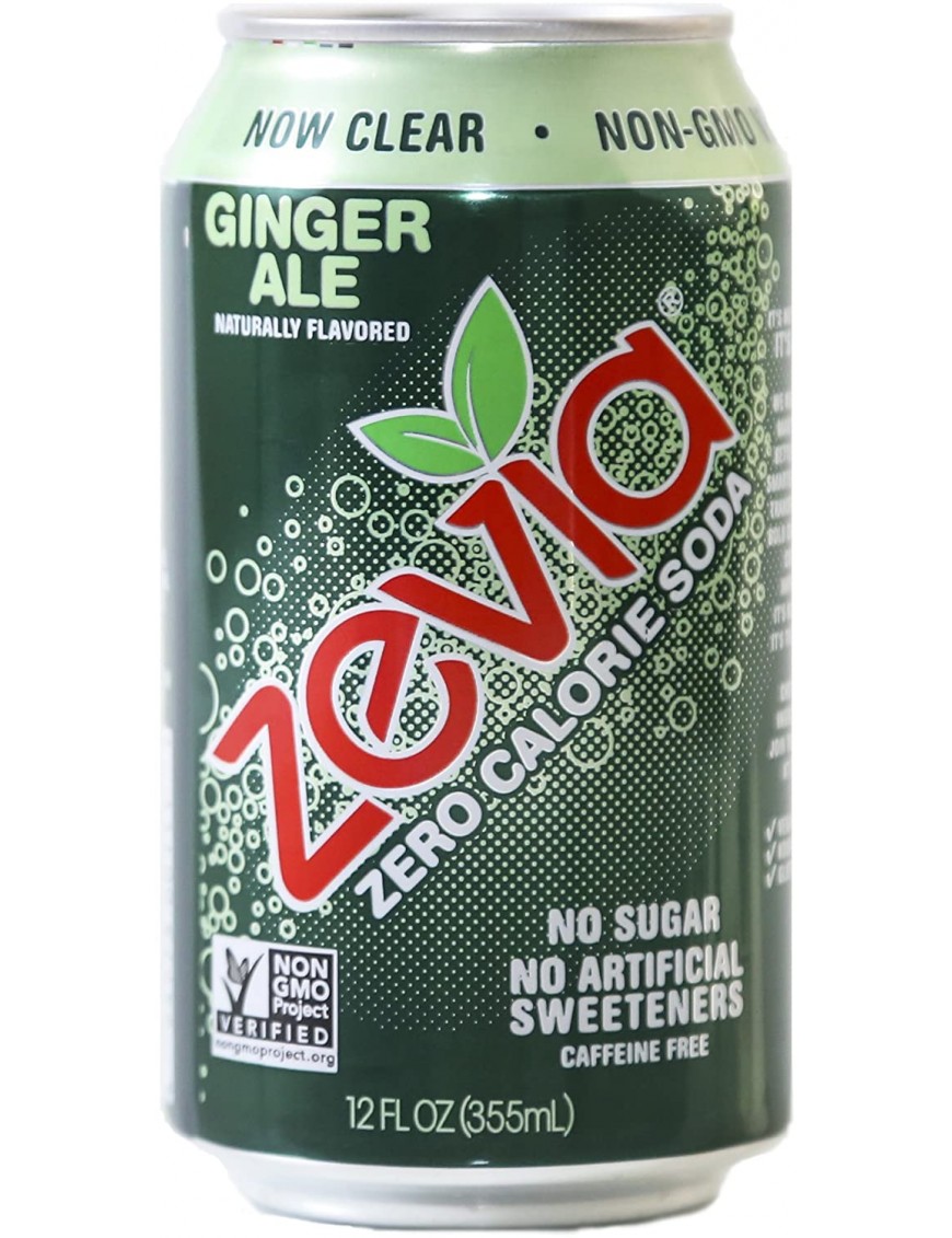 Zevia Natural Ginger Ale Diet Soda (4x6x12 Oz)