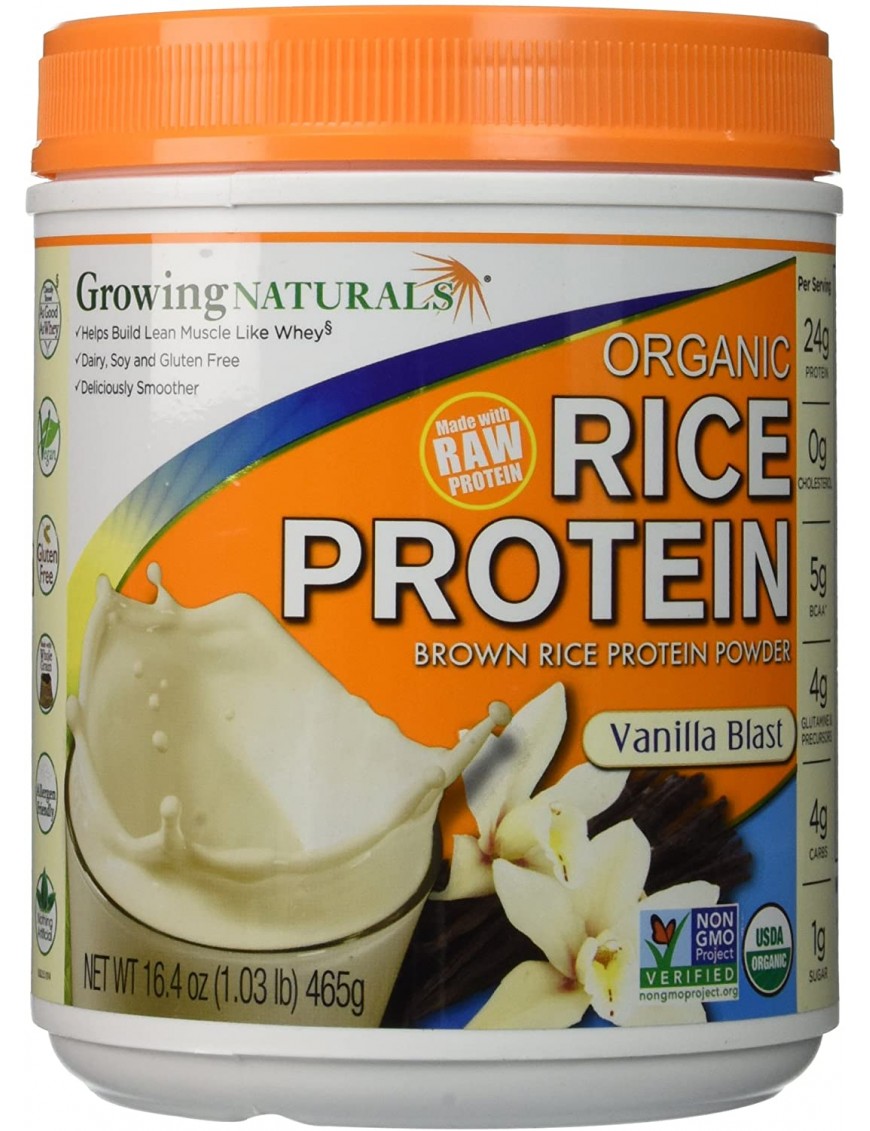 Growing Naturals Rice Pro Van Raw (1x16.4OZ )