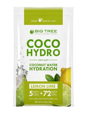 Cocohydro Lemon lime Coconut Water Mix Ss (15x0.78OZ )