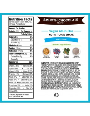 Orgain Shake, Smooth Chocolate Vegan (12X11 OZ)