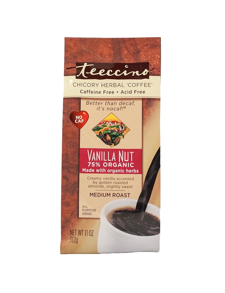 Teeccino Vanilla Nut Herbal Coffee (6x11 Oz)