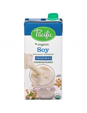 Pacific Natural Foods Soy Milk Un Sweet (12x32OZ )