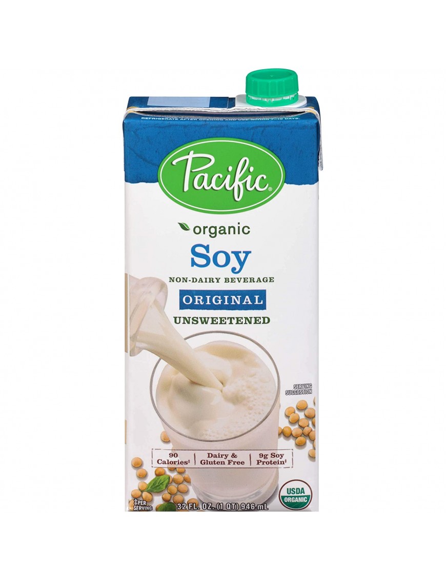 Pacific Natural Foods Soy Milk Un Sweet (12x32OZ )