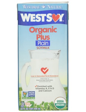 Westsoy Plain Westsoy Organic Plus (12x32 Oz)