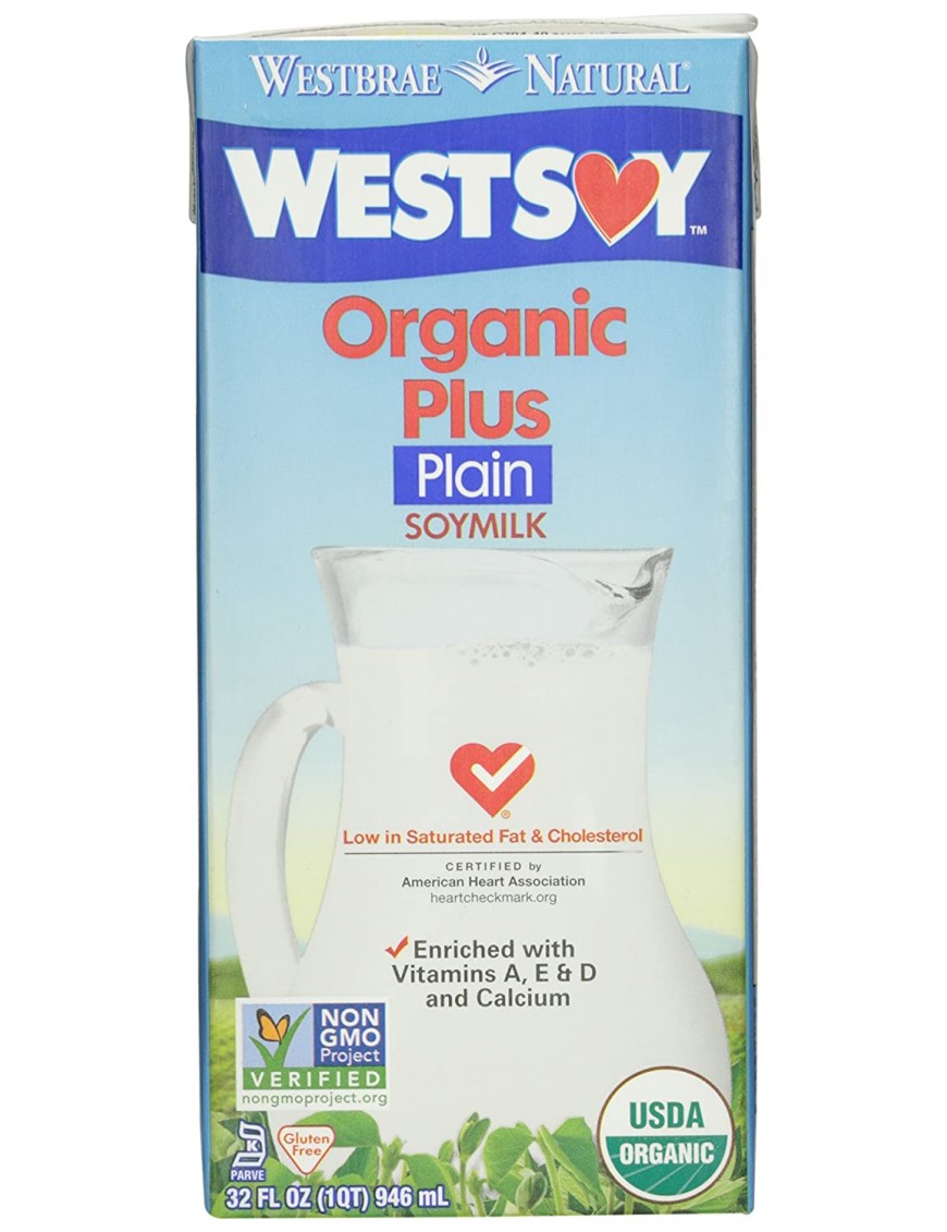 Westsoy Plain Westsoy Organic Plus (12x32 Oz)