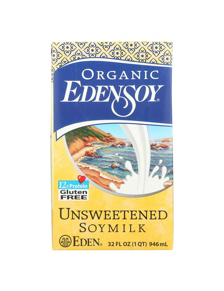 Eden Foods Unsweetened Edensoy (12x32 Oz) 