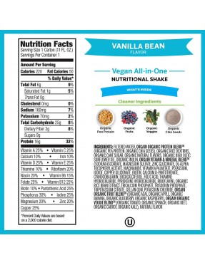 Orgain Sweet Vanilla Bean, Vegan (12X11 OZ)