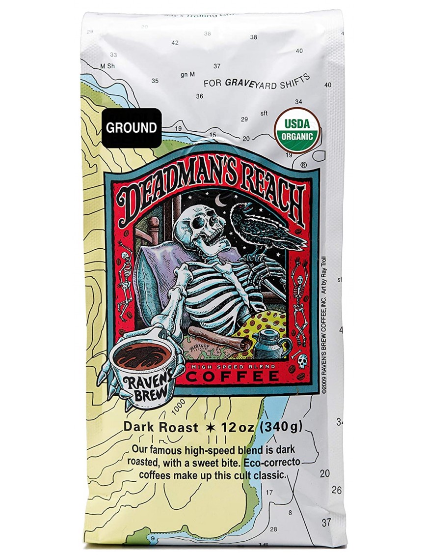 Raven's Brew Coffee Deadman Rch Cof Bn (6x12OZ )