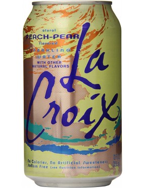 Lacroix Sparkling Water Pch/Pear (2x12Pack )