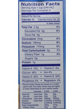 Blue Diamond Original Unsweetened Almond (8x64OZ )