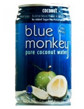 Blue Monkey 100% Natural Coconut Water (24x11.2 Oz)