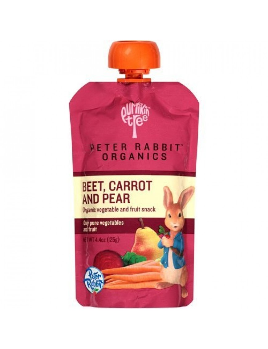 Peter Rabbit Organics Beet Carrot And Pear Vegetable And Fruit Snacks (10X4.4 OZ)