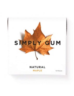 Simply Gum All Natural Gum Maple (12X15 Ct)