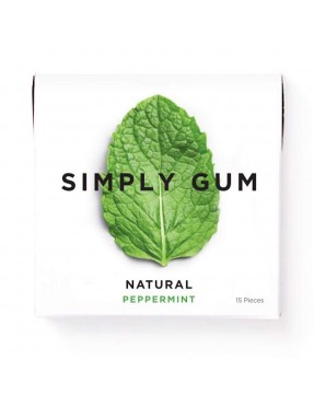 Simply Gum All Natural Gum Mint (12X15 Ct)