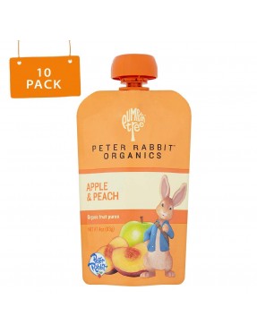 Peter Rabbit Organics Peach & Apple Fruit Snacks (10x4 Oz)