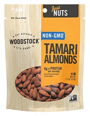 Woodstock Tamari Almonds (8x7.5OZ )